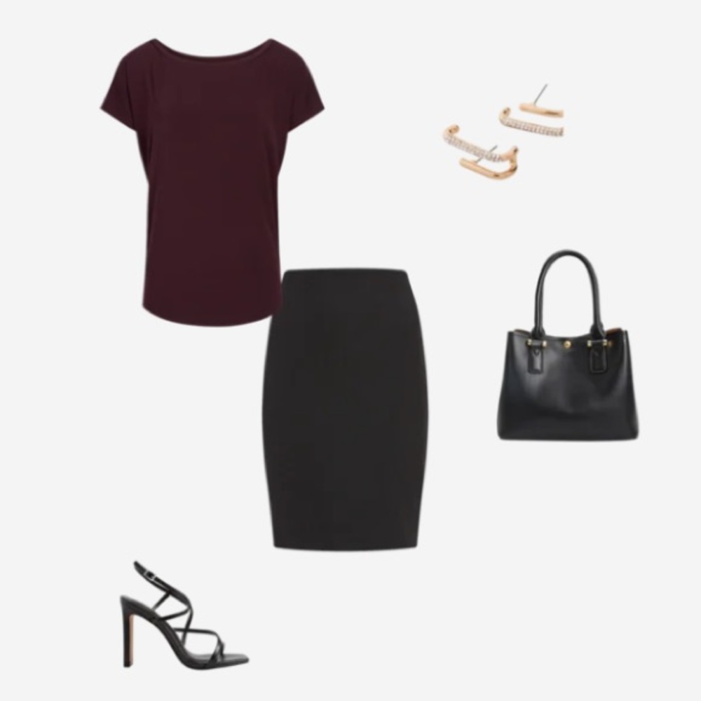Express - design studio pencil skirt